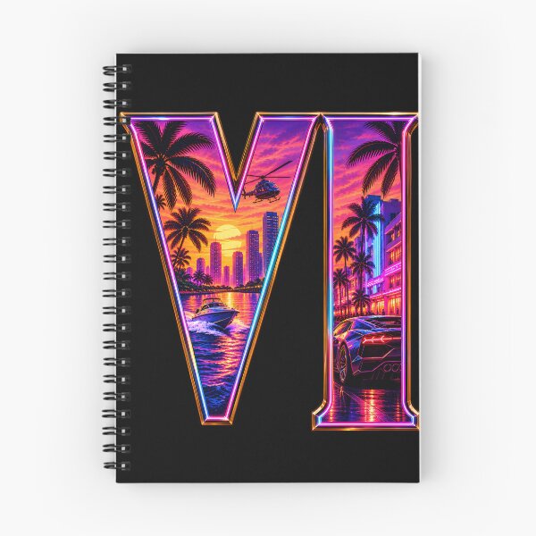 Item preview, Neon Miami VI – Retro 80s Crime Sunset Synthwave designed and sold by Rostislav Tarasenko.