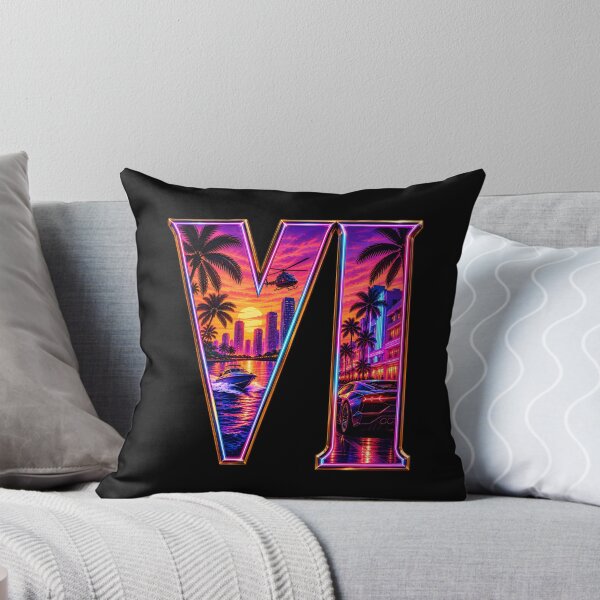 Item preview, Neon Miami VI – Retro 80s Crime Sunset Synthwave designed and sold by Rostislav Tarasenko.