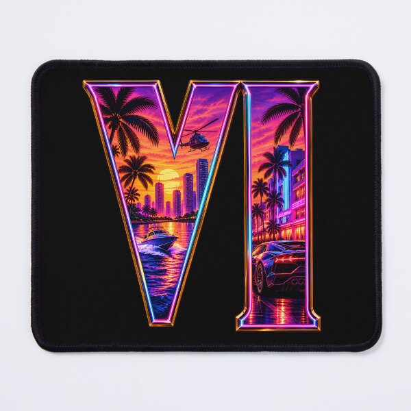 Item preview, Neon Miami VI – Retro 80s Crime Sunset Synthwave designed and sold by Rostislav Tarasenko.