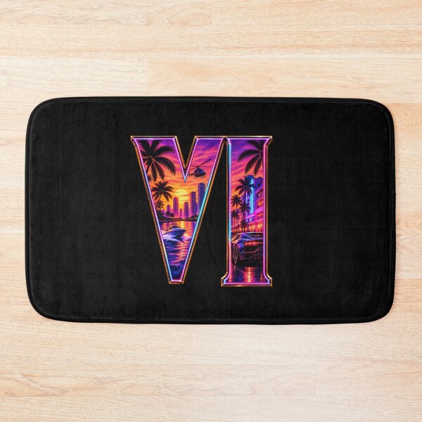 Item preview, Neon Miami VI – Retro 80s Crime Sunset Synthwave designed and sold by Rostislav Tarasenko.