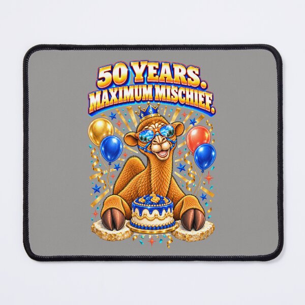 Item preview, 50 Years. Maximum Mischief – Funny Camel T-Shirt Animal Graphic Camel T-Shirt designed and sold by Camel & Quirk.