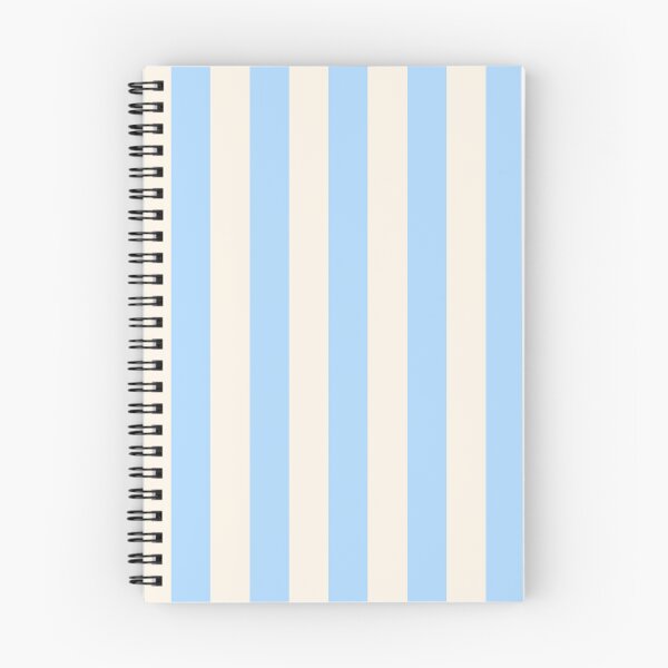 Item preview, Cabana stripes in sky blue and cream designed and sold by RishabhArts1.