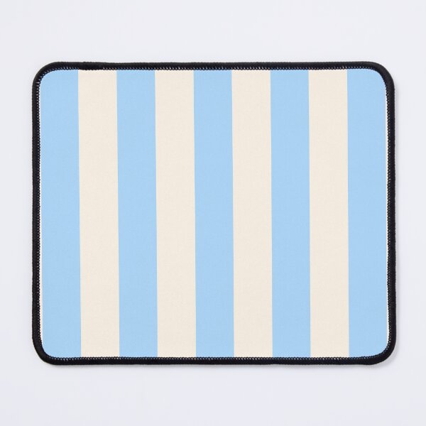 Item preview, Cabana stripes in sky blue and cream designed and sold by RishabhArts1.