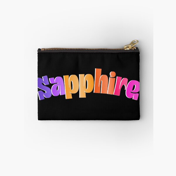 Item preview, Sapphire Colorful Typography | Vibrant Gradient Word Art designed and sold by Detroja Typography.