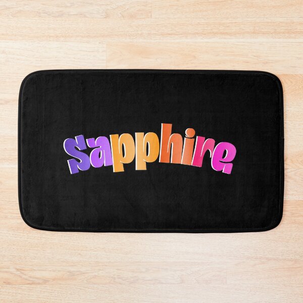 Item preview, Sapphire Colorful Typography | Vibrant Gradient Word Art designed and sold by Detroja Typography.