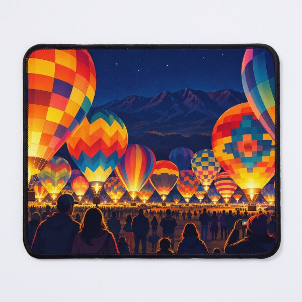Item preview, Albuquerque Balloon Fiesta Night Glow designed and sold by MoonSkyArt.