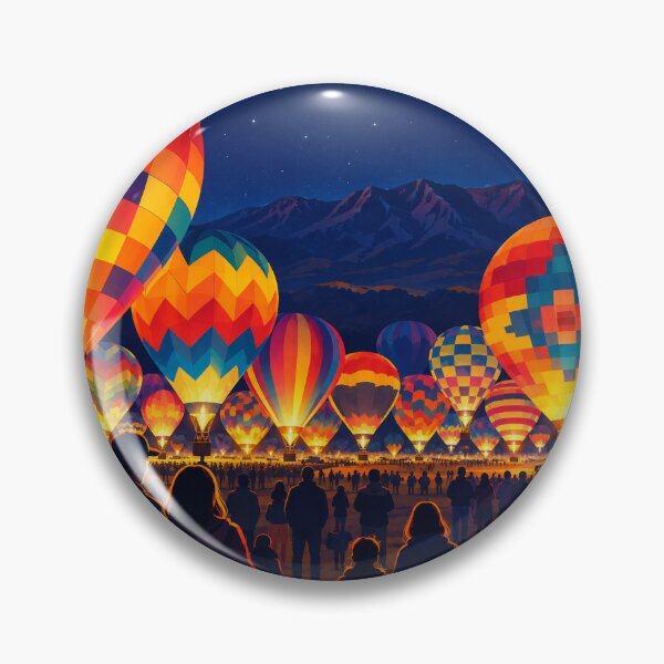 Item preview, Albuquerque Balloon Fiesta Night Glow designed and sold by MoonSkyArt.