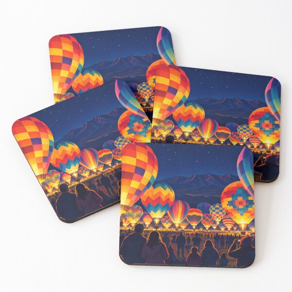 Item preview, Albuquerque Balloon Fiesta Night Glow designed and sold by MoonSkyArt.