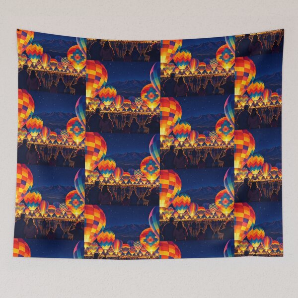 Item preview, Albuquerque Balloon Fiesta Night Glow designed and sold by MoonSkyArt.