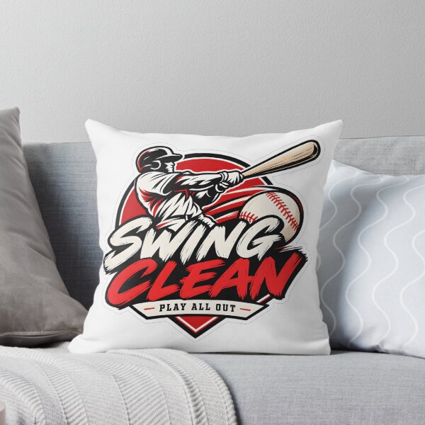 Item preview, Swing Clean – Play All Out Baseball Batter designed and sold by Swear-tshirts.