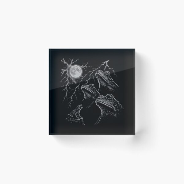 Item preview, Frog Howling to the Moon designed and sold by FrancesRobb.