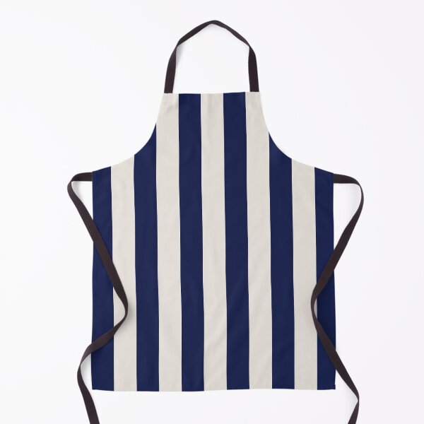 Item preview, Cabana stripes in navy blue and cream designed and sold by RishabhArts1.