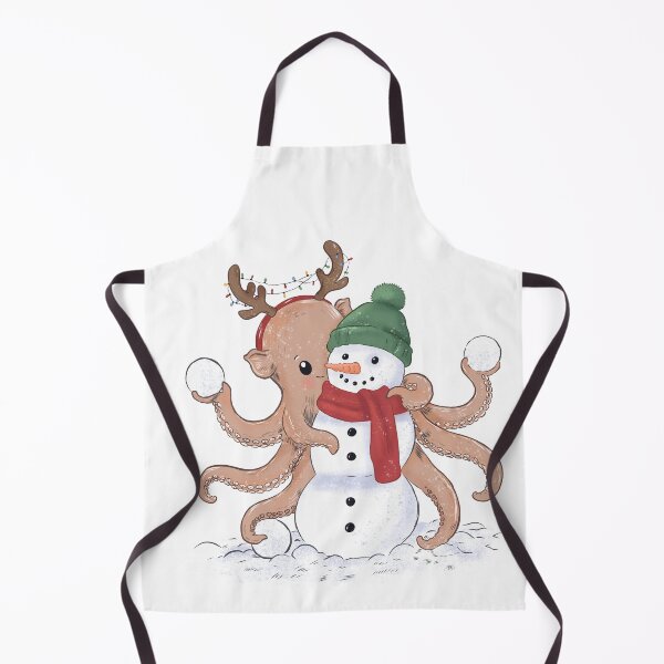 Item preview, Octopus Makes a Snowman designed and sold by Iqrapixels.