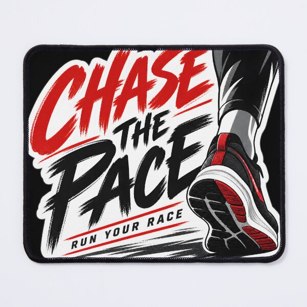 Item preview, Chase the Pace – Run Your Race Running Motivation designed and sold by Swear-tshirts.
