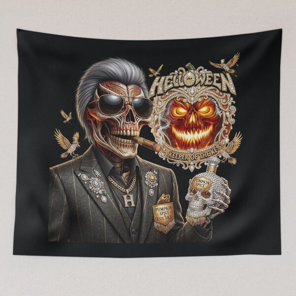 Item preview, Halloween Gentleman Skull Pumpkin Spice Cigar designed and sold by Voodoo Store Paranormal Collections.