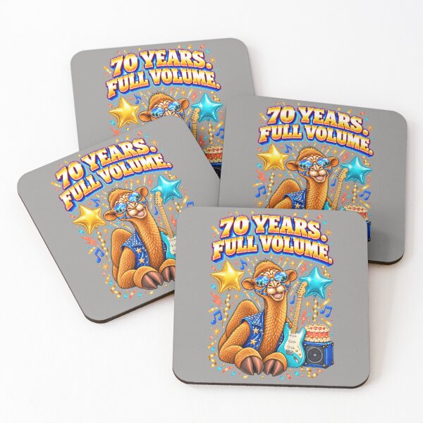 Item preview, 70 Years. Full Volume – Funny Camel T-Shirt Animal Graphic Camel T-Shirt designed and sold by Camel & Quirk.
