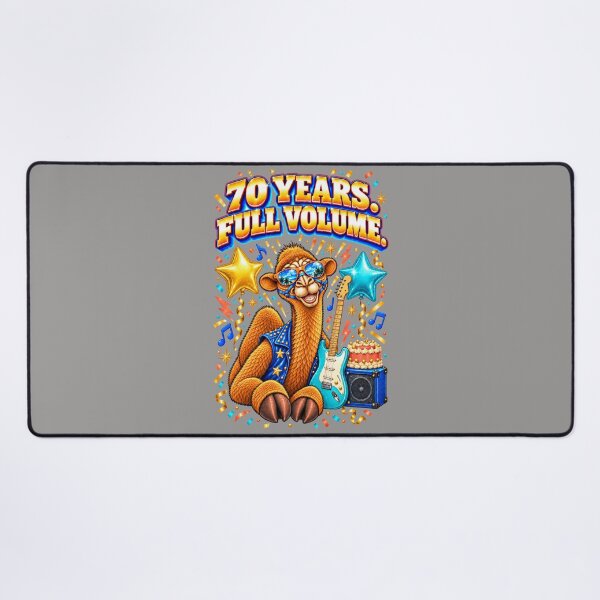 Item preview, 70 Years. Full Volume – Funny Camel T-Shirt Animal Graphic Camel T-Shirt designed and sold by Camel & Quirk.
