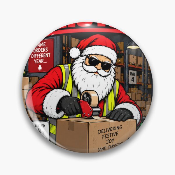 Item preview, Pick Pack Ship Christmas – Funny Warehouse Christmas Design designed and sold by KeeganDykes.