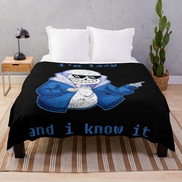 Item preview, Lazy and I know it (ORIGINAL) undertale skeleton inspired Classic designed and sold by collin-certly.
