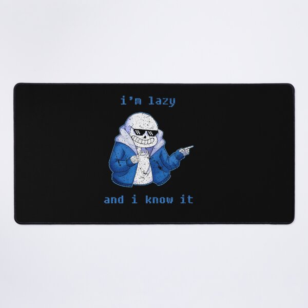 Item preview, Lazy and I know it (ORIGINAL) undertale skeleton inspired Classic designed and sold by collin-certly.