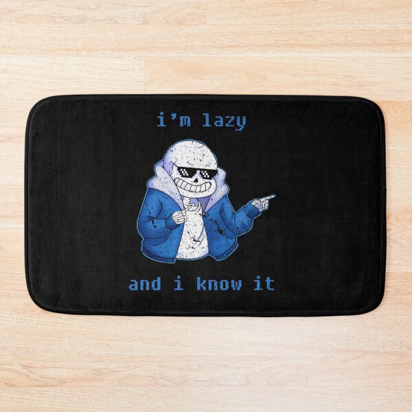Item preview, Lazy and I know it (ORIGINAL) undertale skeleton inspired Classic designed and sold by collin-certly.