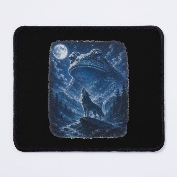 Item preview, Frog Howling to the Moon designed and sold by FrancesRobb.
