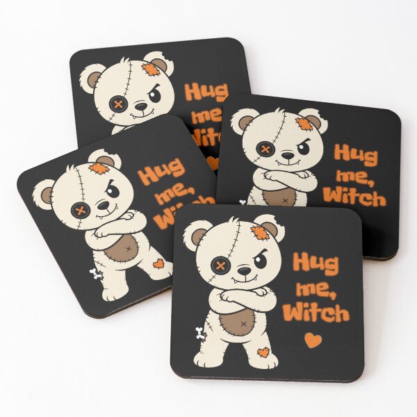 Item preview, Hug Me Witch Funny Halloween Zombie Bear designed and sold by T-version.