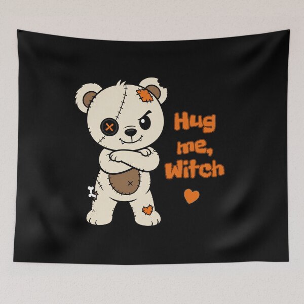 Item preview, Hug Me Witch Funny Halloween Zombie Bear designed and sold by T-version.