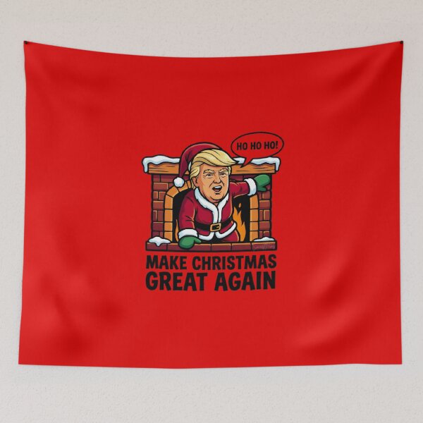 Item preview, Make Christmas Great Again Sarcastic Santa Holiday Satire designed and sold by SmartPuns.