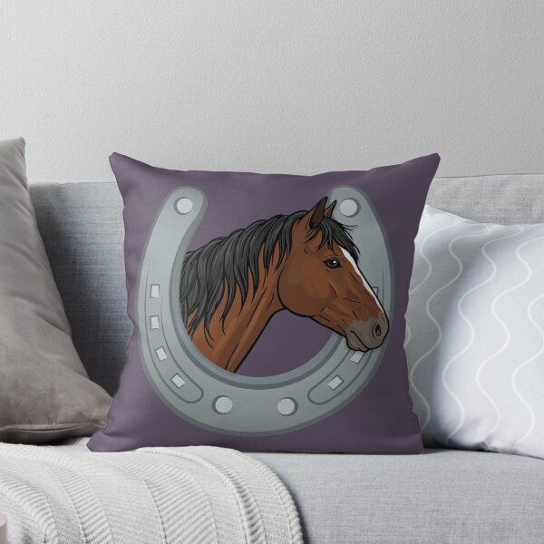 Item preview, The head of the Abyssinian and a horseshoe designed and sold by Cheval-de-coeur.