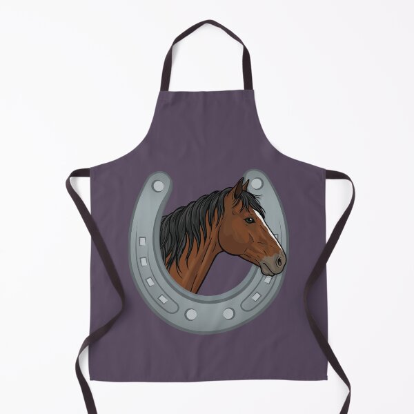 Item preview, The head of the Abyssinian and a horseshoe designed and sold by Cheval-de-coeur.