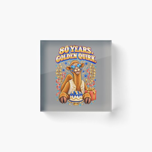Item preview, 80 Years. Golden Quirk – Funny Camel T-Shirt Animal Graphic Camel T-Shirt designed and sold by Camel & Quirk.