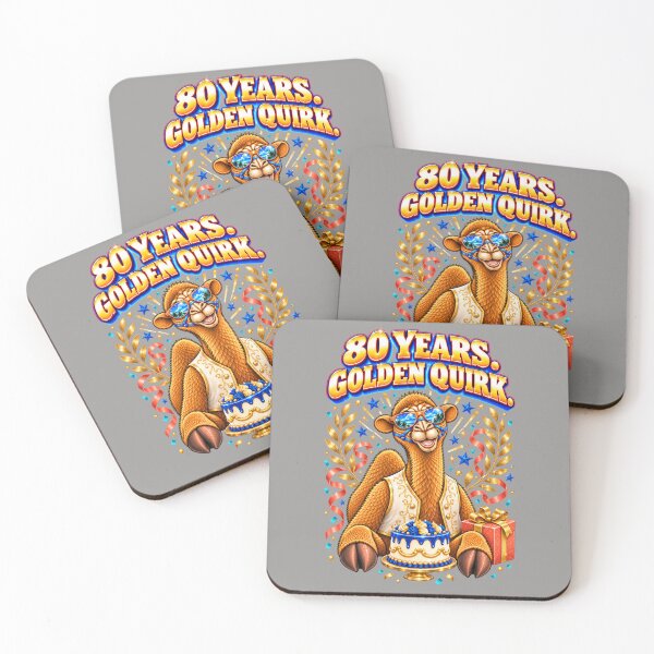 Item preview, 80 Years. Golden Quirk – Funny Camel T-Shirt Animal Graphic Camel T-Shirt designed and sold by Camel & Quirk.