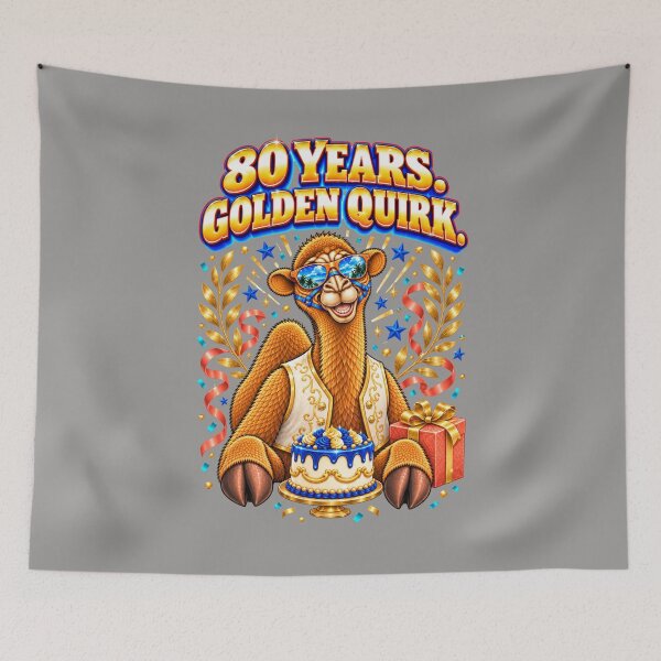 Item preview, 80 Years. Golden Quirk – Funny Camel T-Shirt Animal Graphic Camel T-Shirt designed and sold by Camel & Quirk.