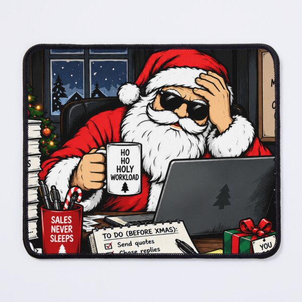 Item preview, Festive Spirit Q4 Panic – Funny Christmas Sales Work Design designed and sold by KeeganDykes.