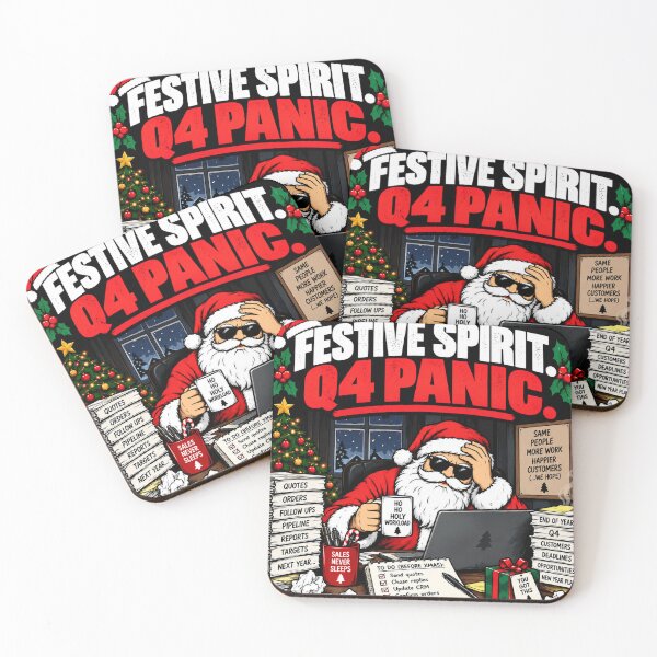 Item preview, Festive Spirit Q4 Panic – Funny Christmas Sales Work Design designed and sold by KeeganDykes.
