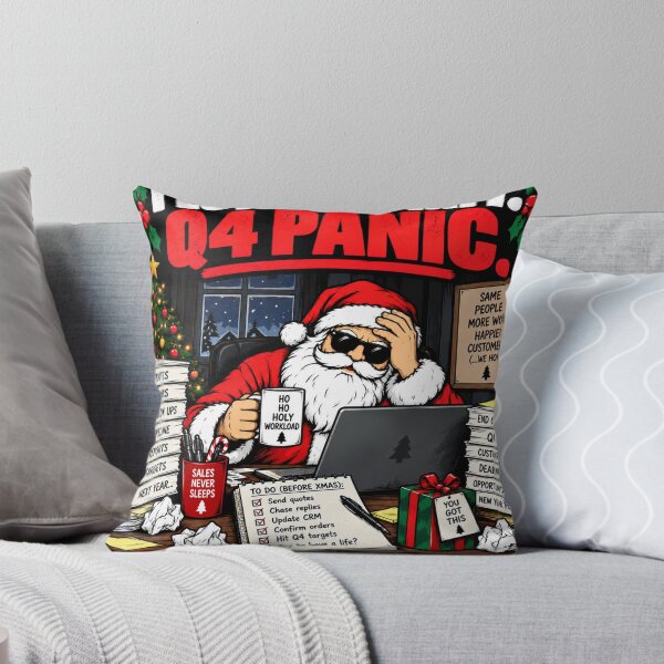 Item preview, Festive Spirit Q4 Panic – Funny Christmas Sales Work Design designed and sold by KeeganDykes.