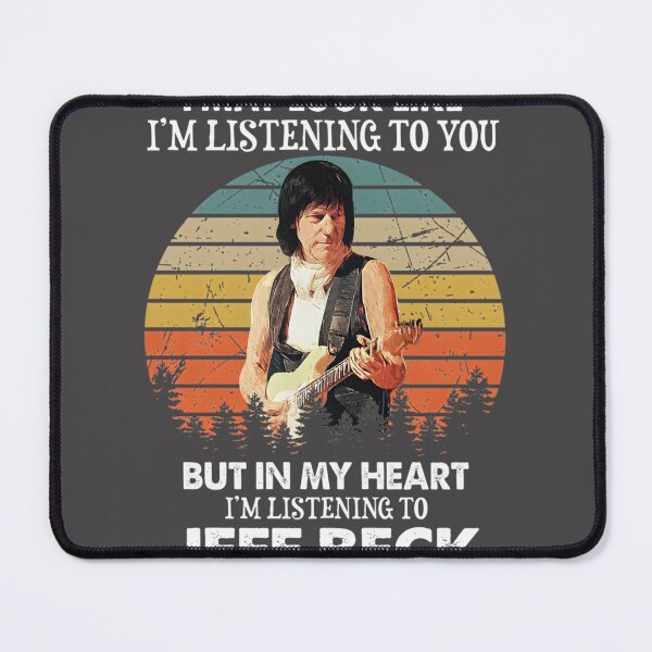 Item preview, I May Look Like I'm Listening To Jeff Beck Vintage Style Music Lover Design designed and sold by Larathdilat.