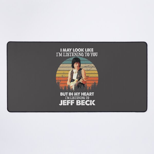 Item preview, I May Look Like I'm Listening To Jeff Beck Vintage Style Music Lover Design designed and sold by Larathdilat.