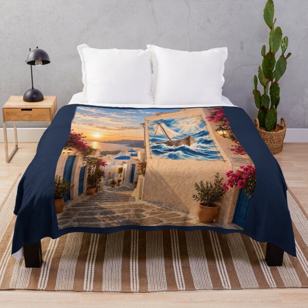 Item preview, MIRACLE IN SANTORINI — Peace in the Storm designed and sold by MIRACLE VISION.