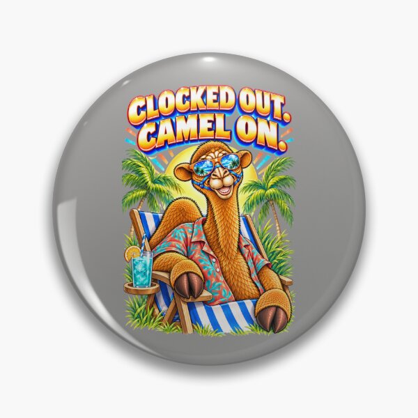Item preview, Clocked Out. Camel on – Funny Camel T-Shirt Animal Graphic Camel T-Shirt designed and sold by Camel & Quirk.