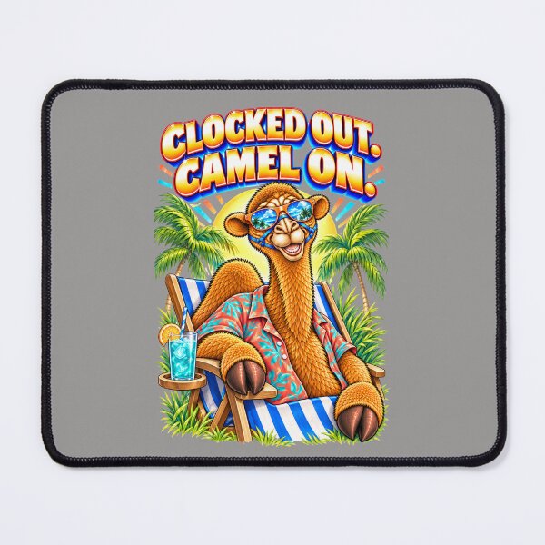 Item preview, Clocked Out. Camel on – Funny Camel T-Shirt Animal Graphic Camel T-Shirt designed and sold by Camel & Quirk.