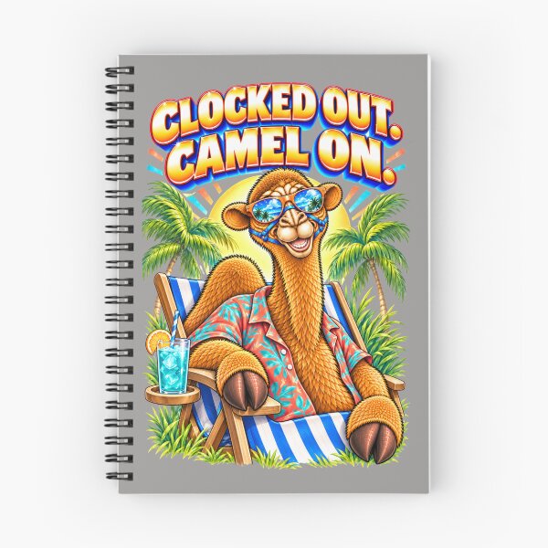 Item preview, Clocked Out. Camel on – Funny Camel T-Shirt Animal Graphic Camel T-Shirt designed and sold by Camel & Quirk.