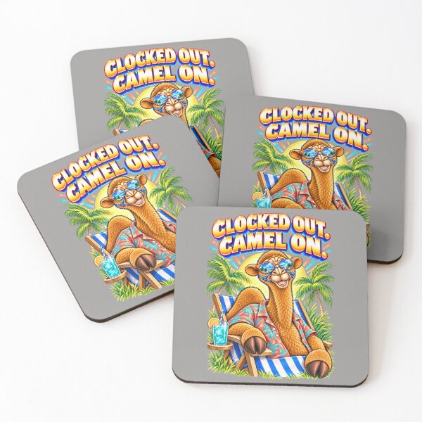 Item preview, Clocked Out. Camel on – Funny Camel T-Shirt Animal Graphic Camel T-Shirt designed and sold by Camel & Quirk.