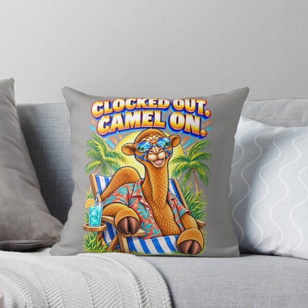Item preview, Clocked Out. Camel on – Funny Camel T-Shirt Animal Graphic Camel T-Shirt designed and sold by Camel & Quirk.
