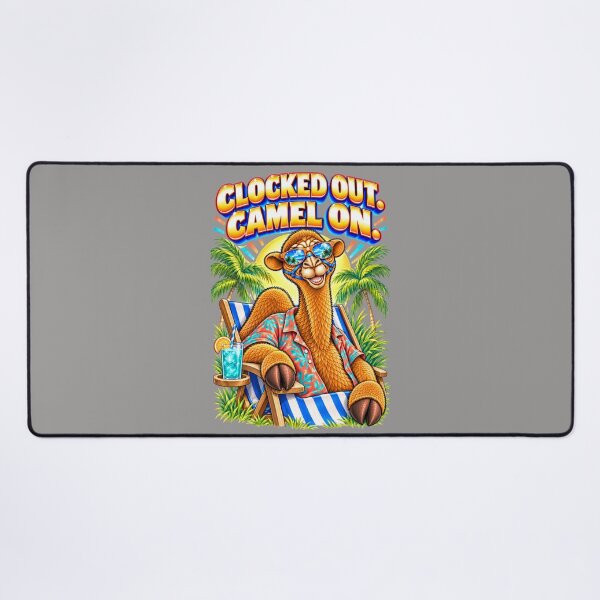Item preview, Clocked Out. Camel on – Funny Camel T-Shirt Animal Graphic Camel T-Shirt designed and sold by Camel & Quirk.