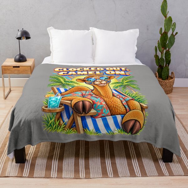 Item preview, Clocked Out. Camel on – Funny Camel T-Shirt Animal Graphic Camel T-Shirt designed and sold by Camel & Quirk.