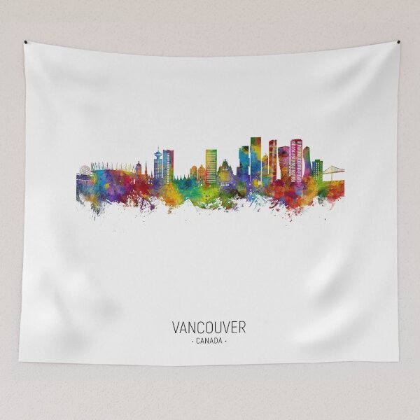 Item preview, Vancouver Canada Skyline designed and sold by ArtPrints.
