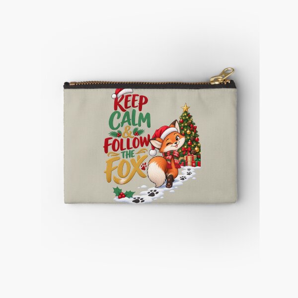 Item preview, Keep Calm and Follow the Fox Christmas designed and sold by PunchDrop.