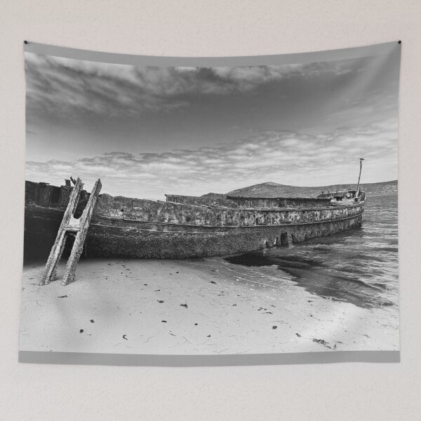 Item preview,  T Forgotten Fleet: Monochrome Shipwreck Art from South Africa designed and sold by Faith Based Decor & Art &Gifts.